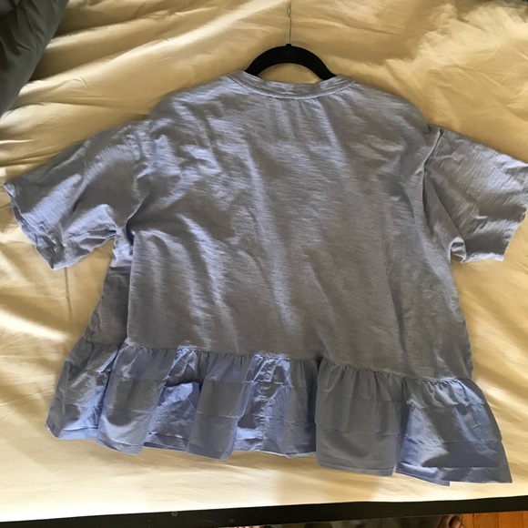 SOLD! Akemi + Kin Ruffle Tee - Picture 2 of 6